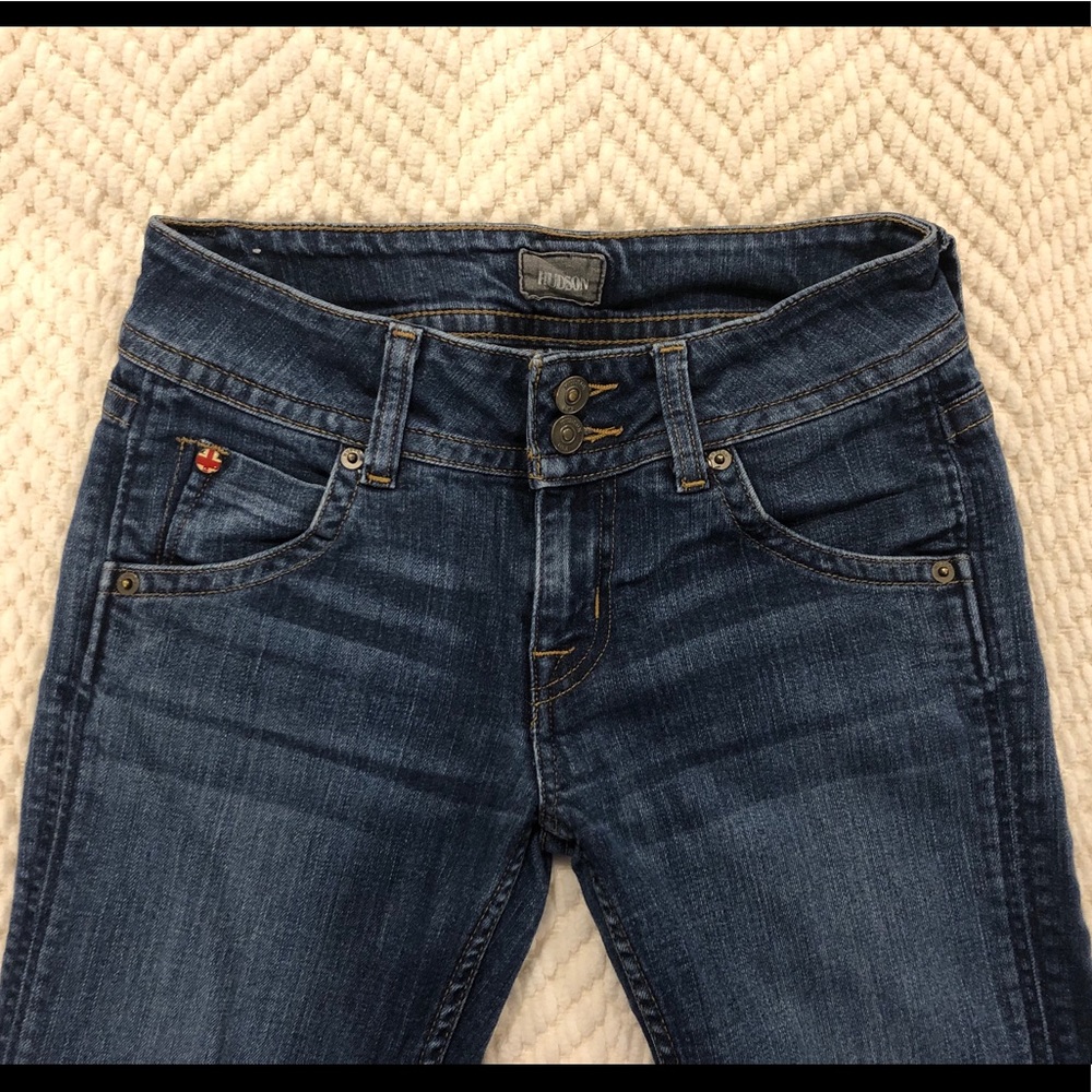 Hudson dark wash bootcut jeans